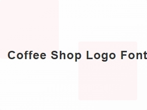 Coffee Shop Logo Font Styles for Bakery and Café