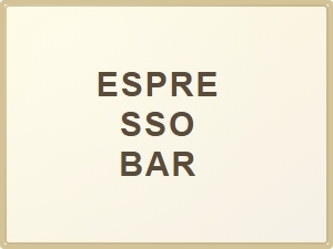 Classic Espresso Style Lettering for Coffee Shop Signage